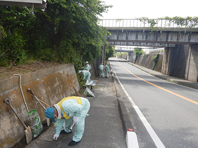 いわき市春の一斉清掃に参加しました