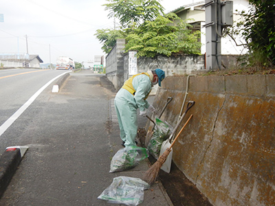 いわき市春の一斉清掃に参加しました