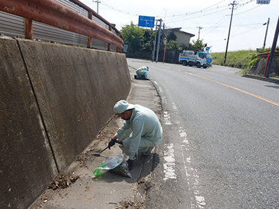 いわき市春の一斉清掃に参加しました